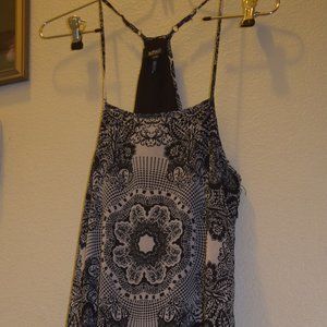 Buffalo David Bitton Flowy Chiffon Maxi Dress, EUC